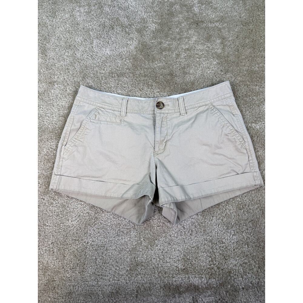 Old navy Women's Size 2 Khaki Pocketed Perfect 5" Inseam Chino Shorts B767